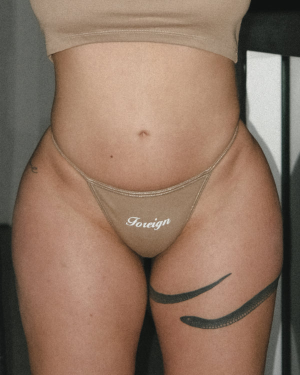 Foreign Thong Hazelnut