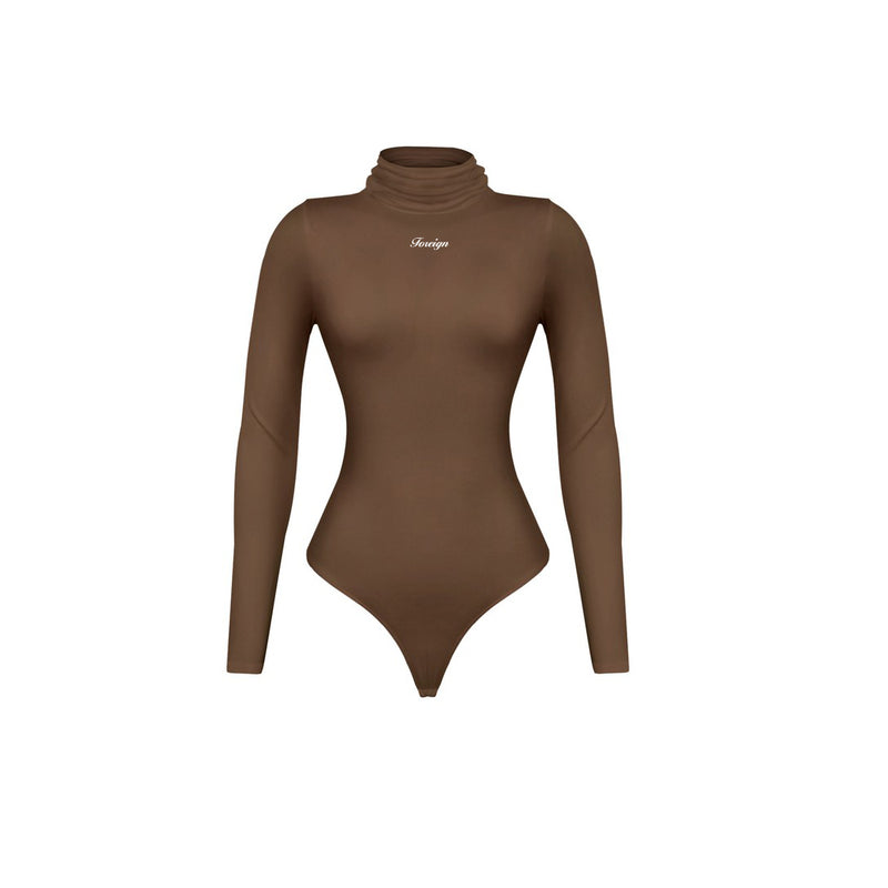 Bodysuit Long Sleeve Brown